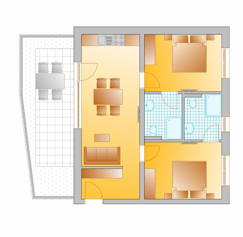 Appartement Hammerrain Flachau Esterno foto